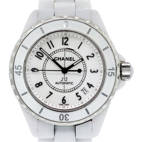 montre chanel j12 blanche|chanel j12 watch serial numbers.